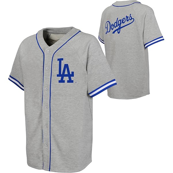 新品　MLB LA ユニフォーム GEN2 YOUTH グレー　（キッズ） Amazon.com: Outerstuff Los Angeles Dodgers MLB Kids Youth 4-20